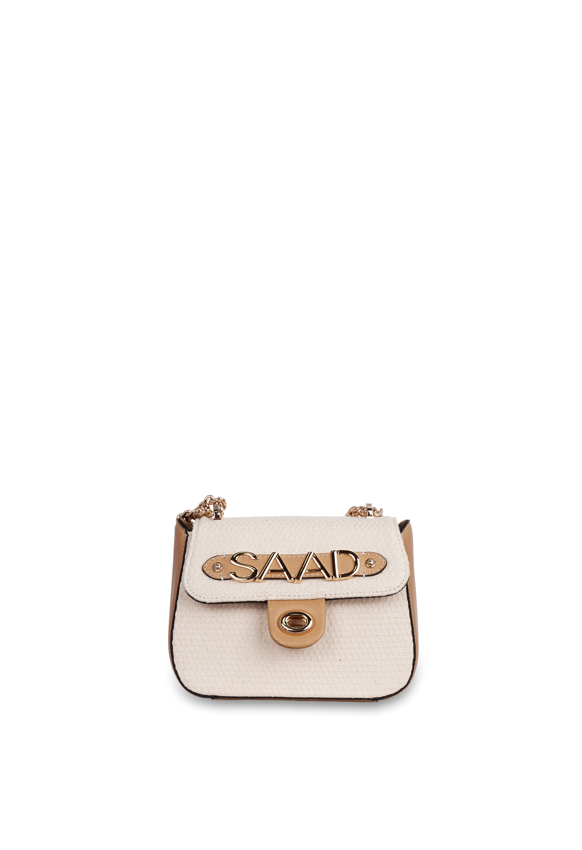 Bolsa Mini em Algodão Tramado