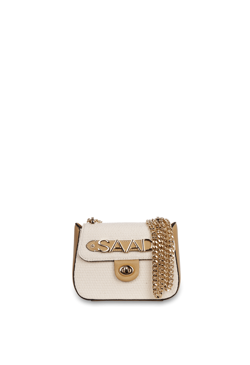 Bolsa Mini em Algodão Tramado