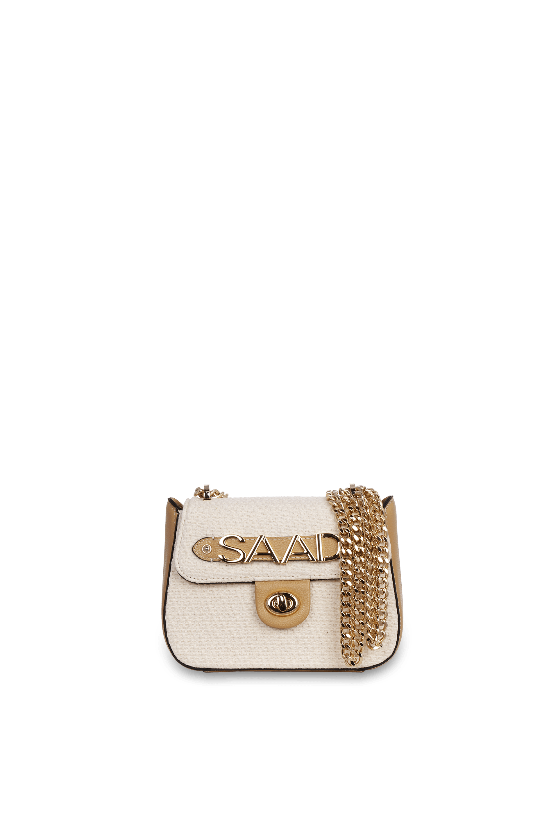 Bolsa Mini em Algodão Tramado