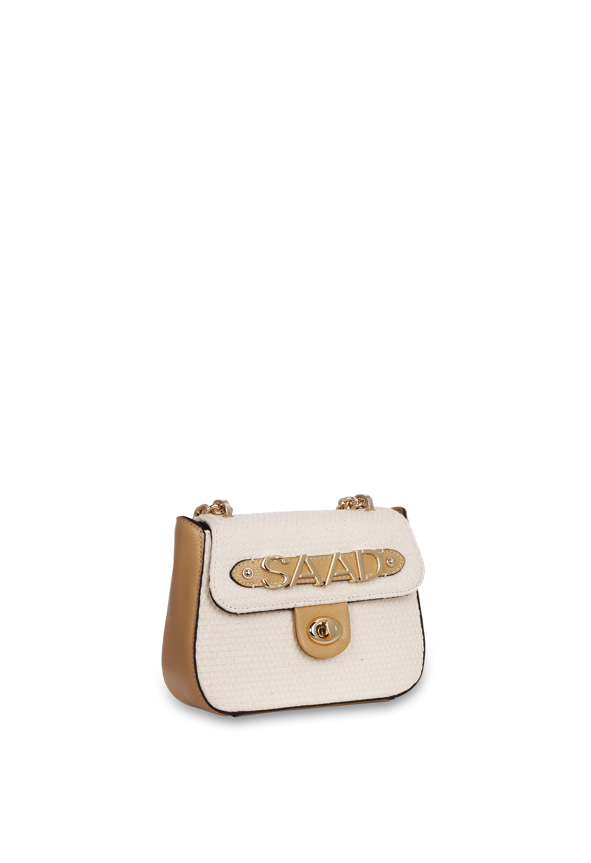 Bolsa Mini em Algodão Tramado