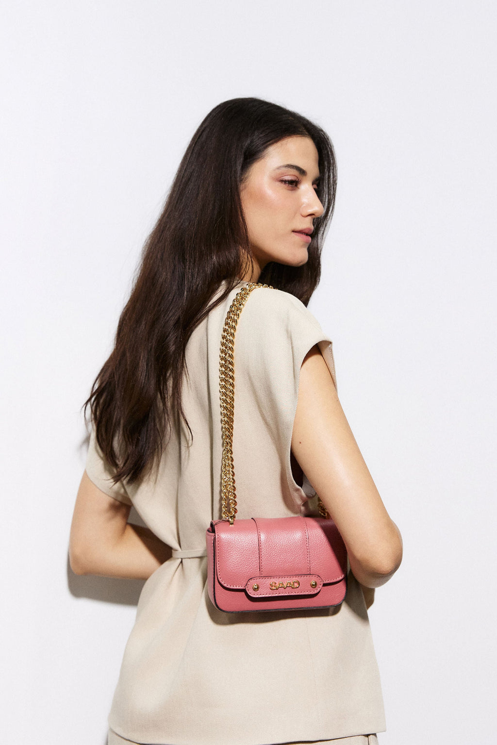 Bolsa Mini em Couro