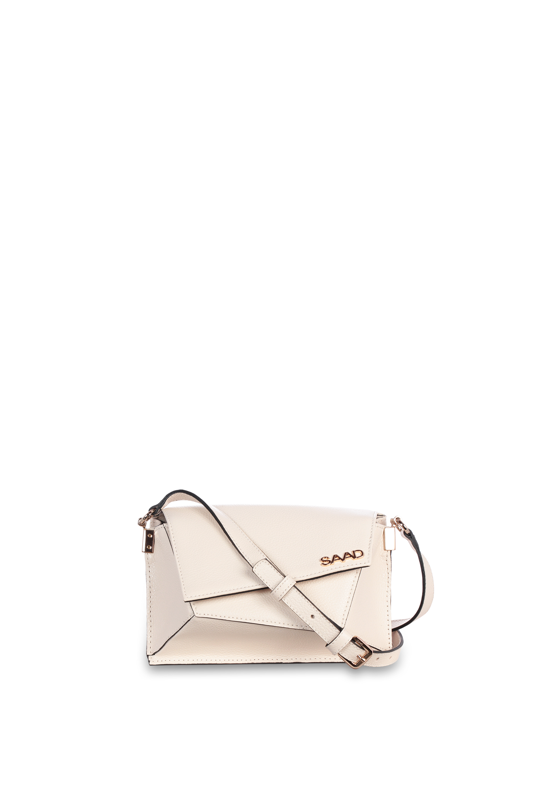 242-BL2155 - Bolsa Geométrica em Couro