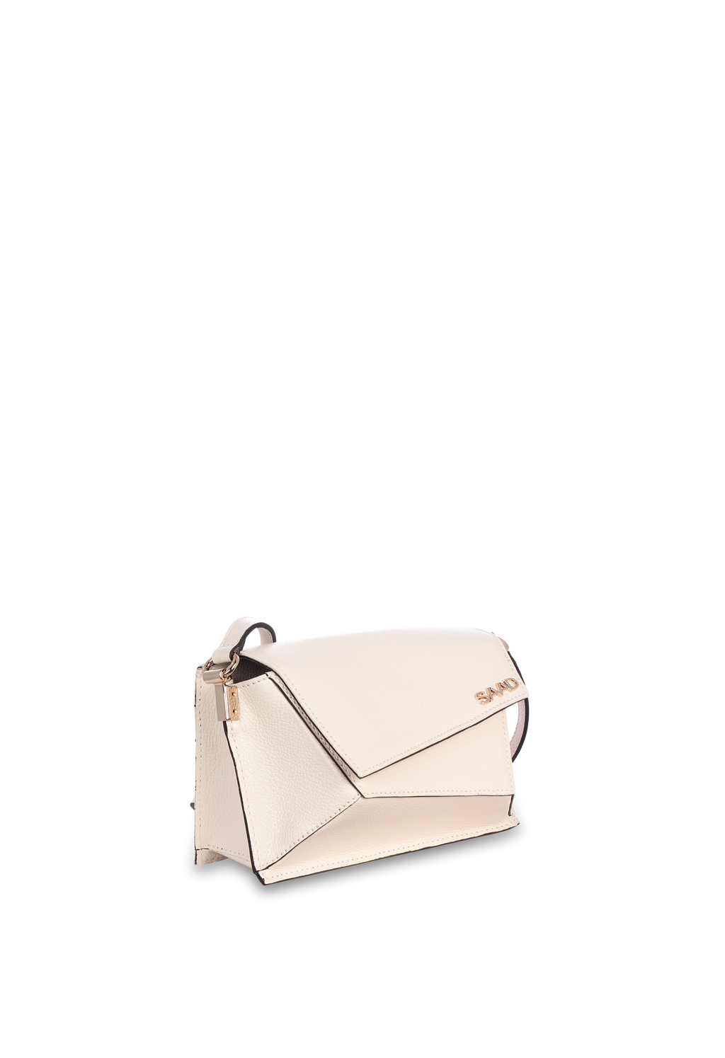 242-BL2155 - Bolsa Geométrica em Couro