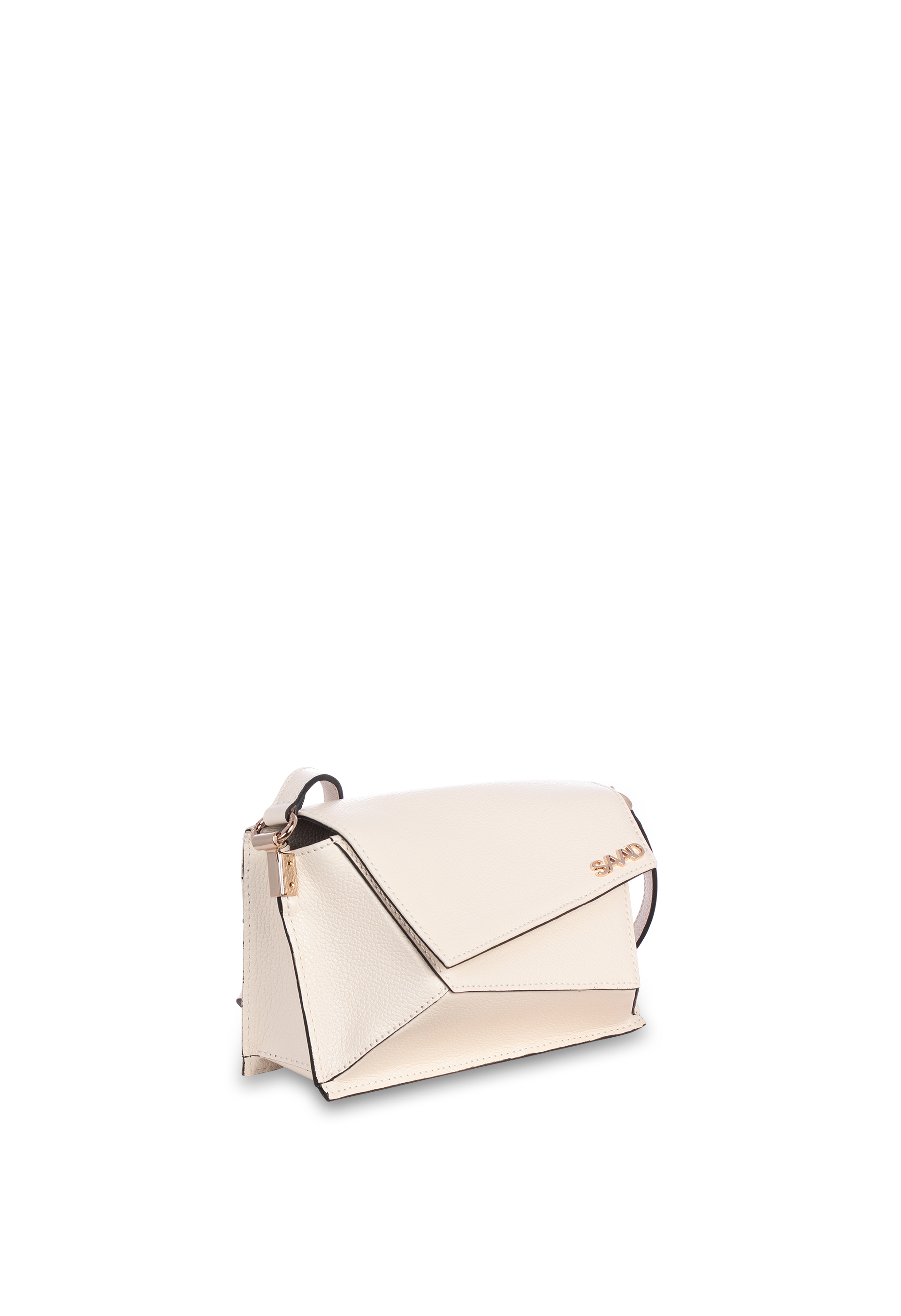 242-BL2155 - Bolsa Geométrica em Couro