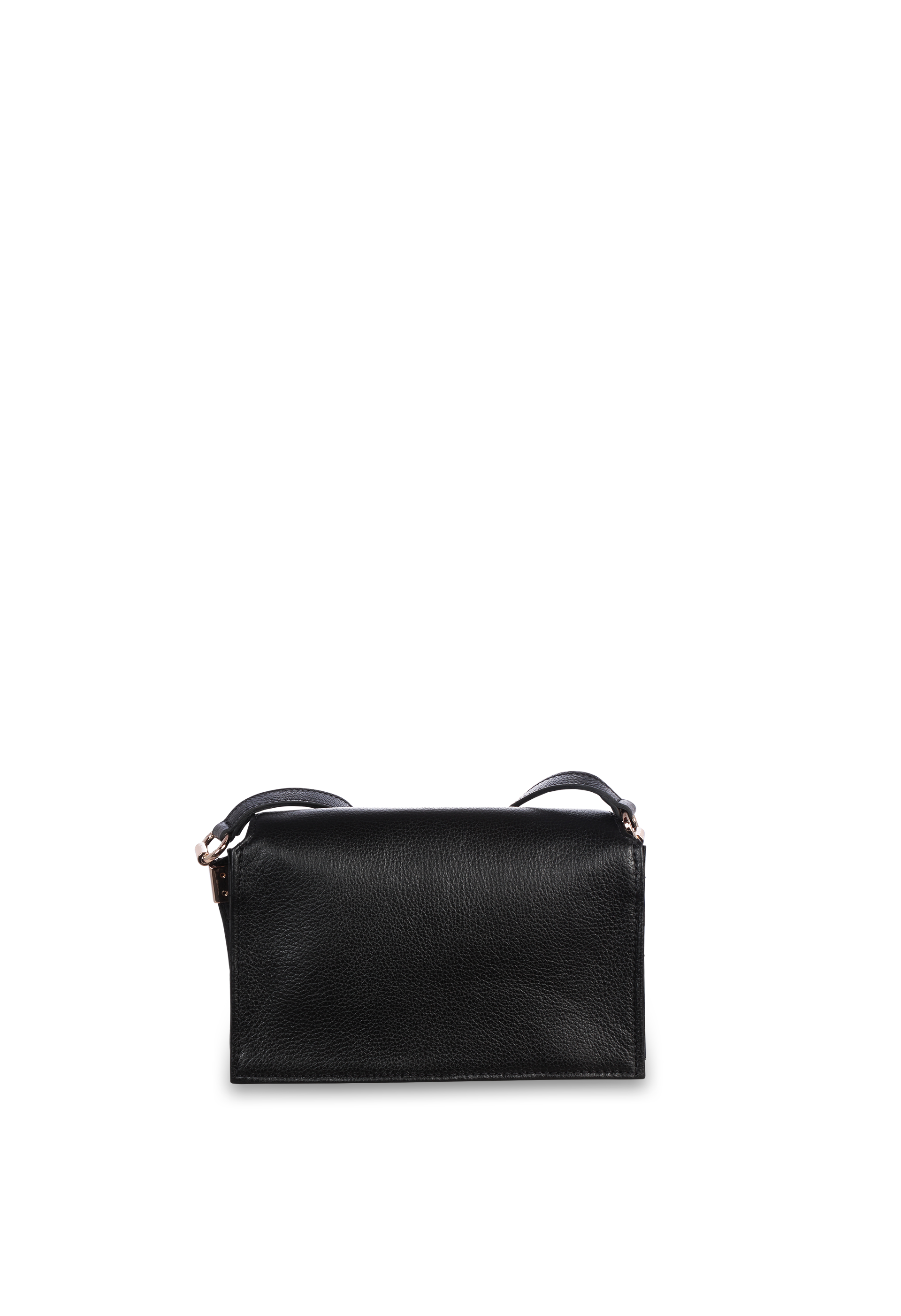 242-BL2155 - Bolsa Geométrica em Couro