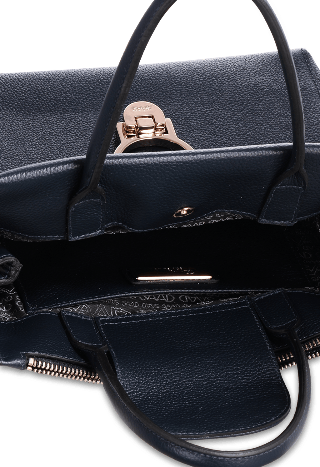Bolsa Média em Couro