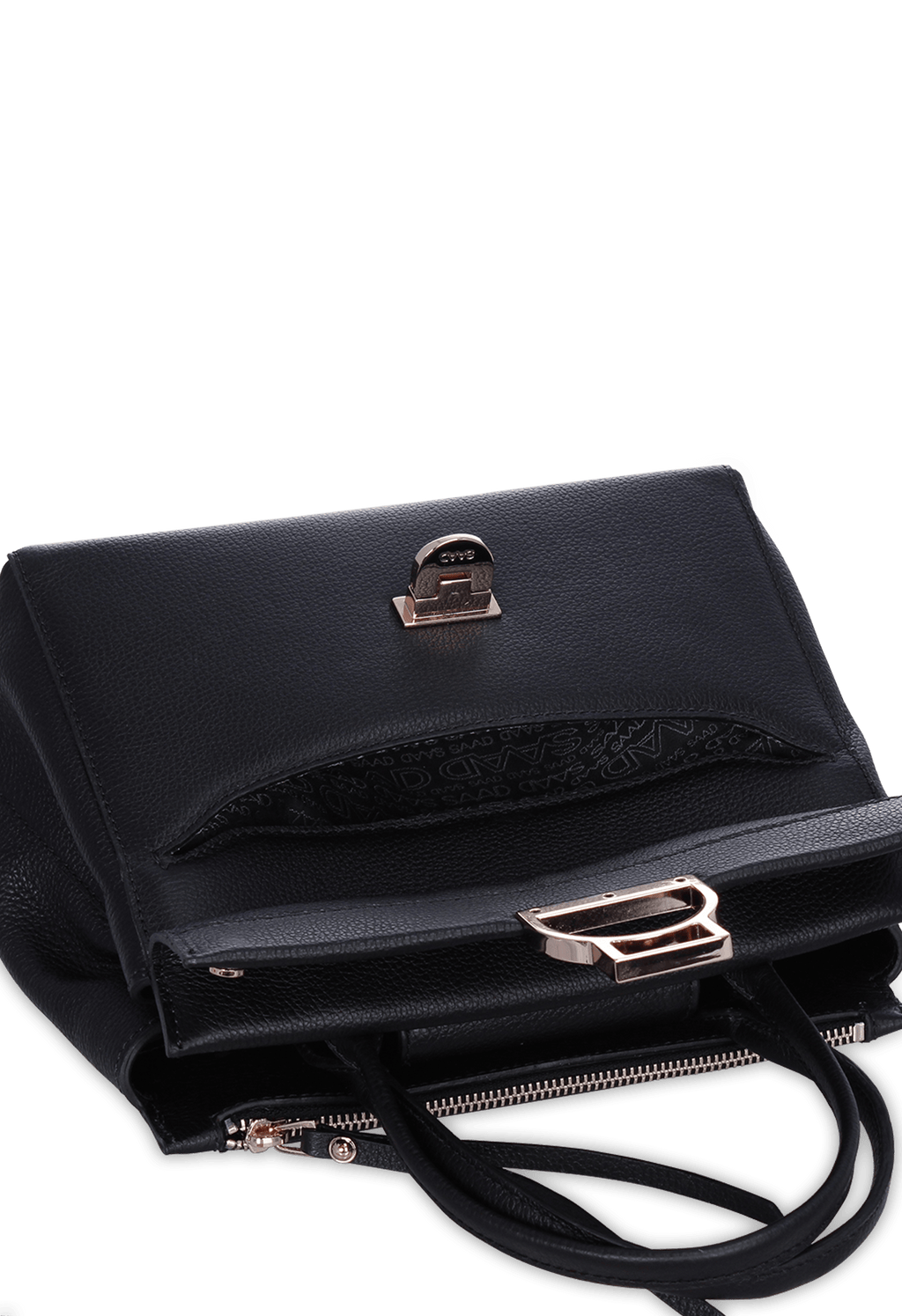 Bolsa Média em Couro