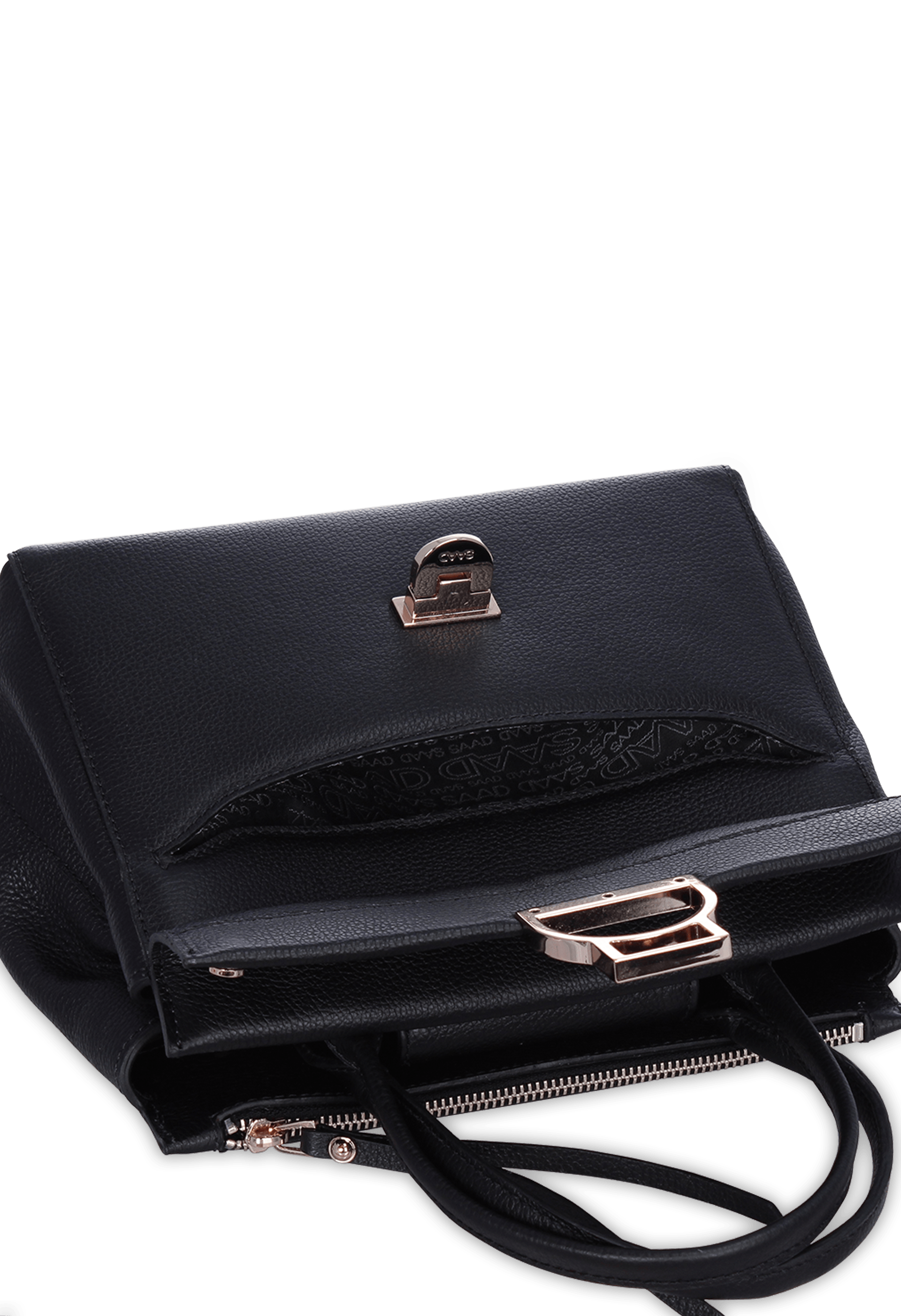 Bolsa Média em Couro