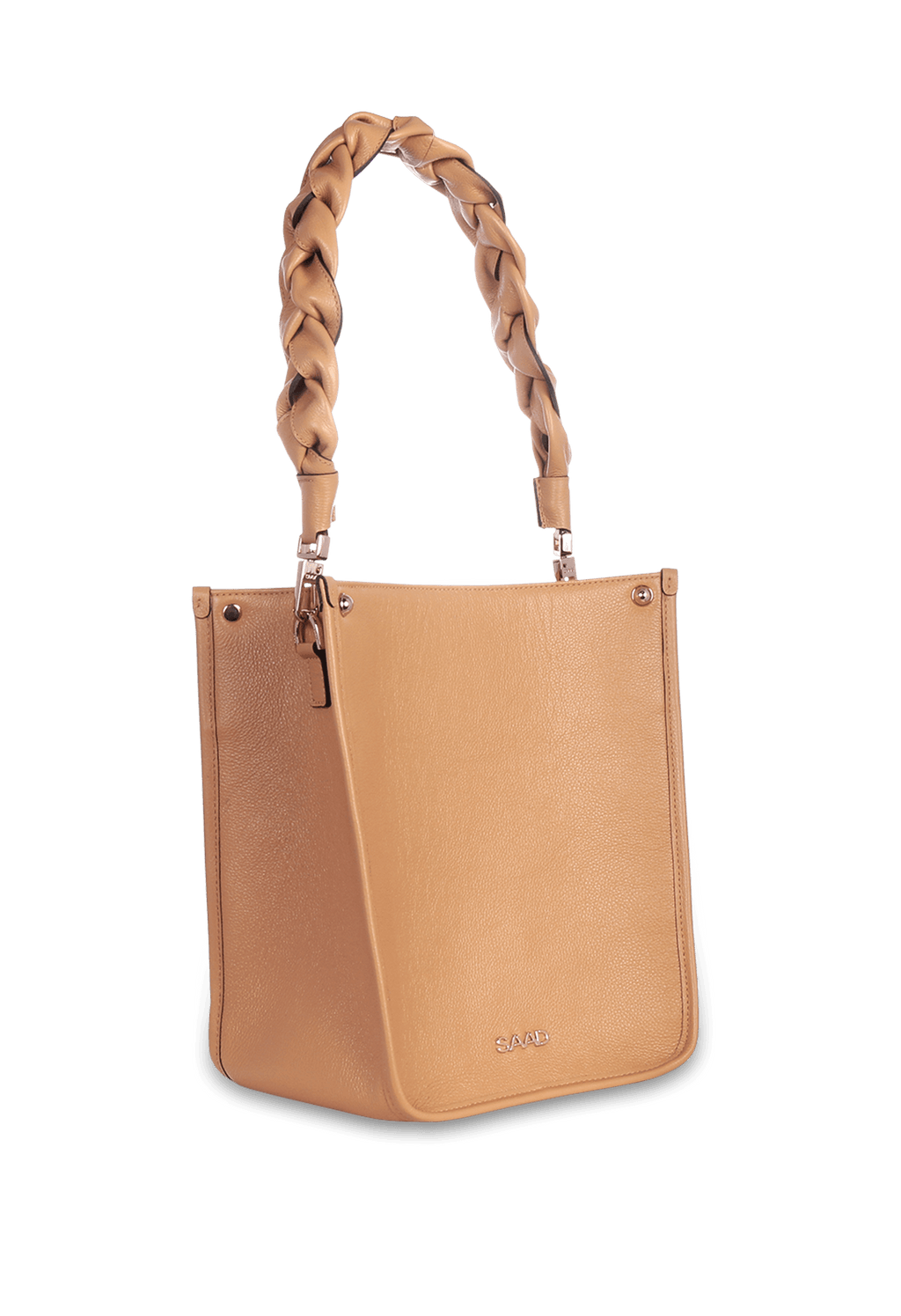 Bolsa Média em Couro