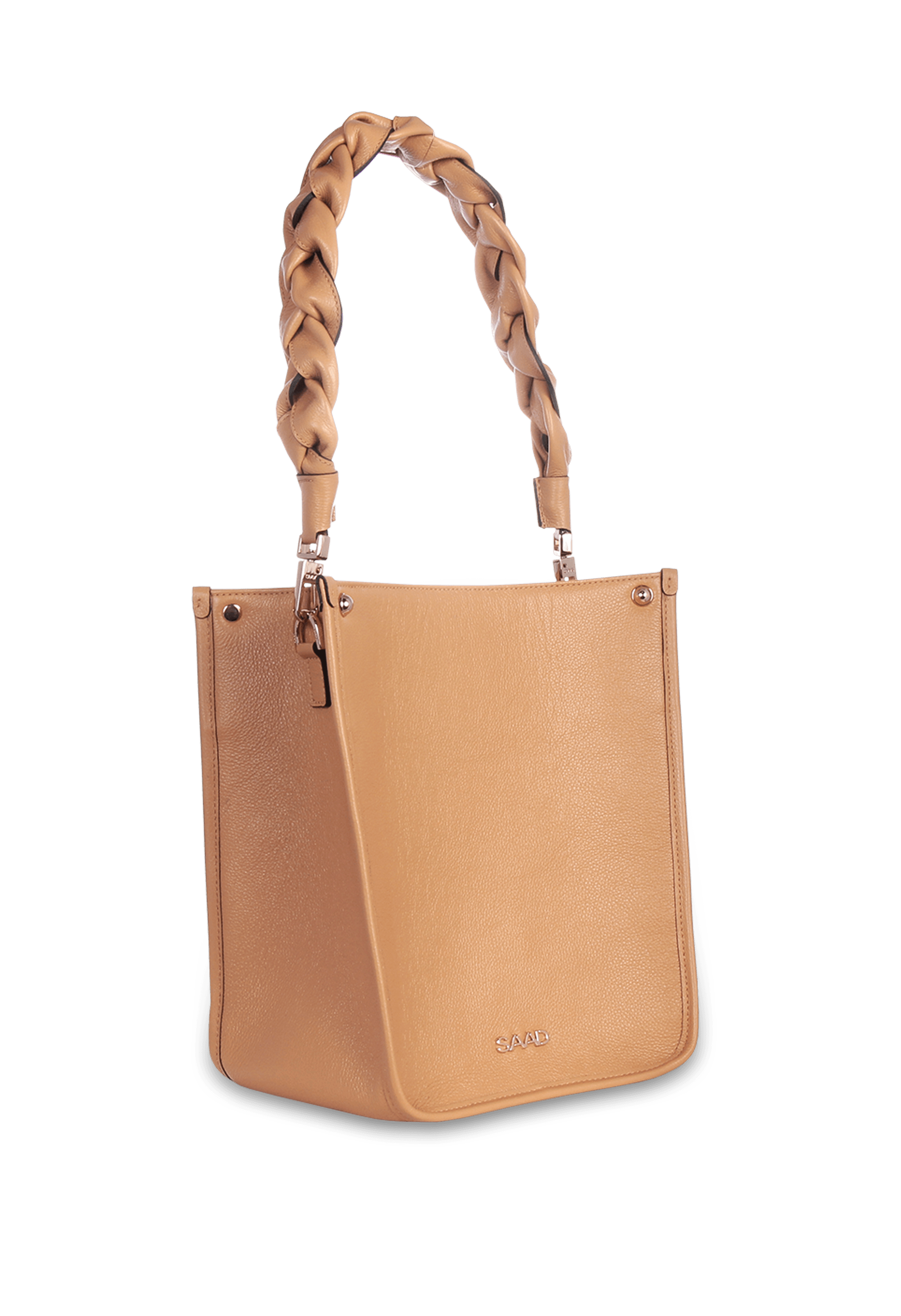 Bolsa Média em Couro