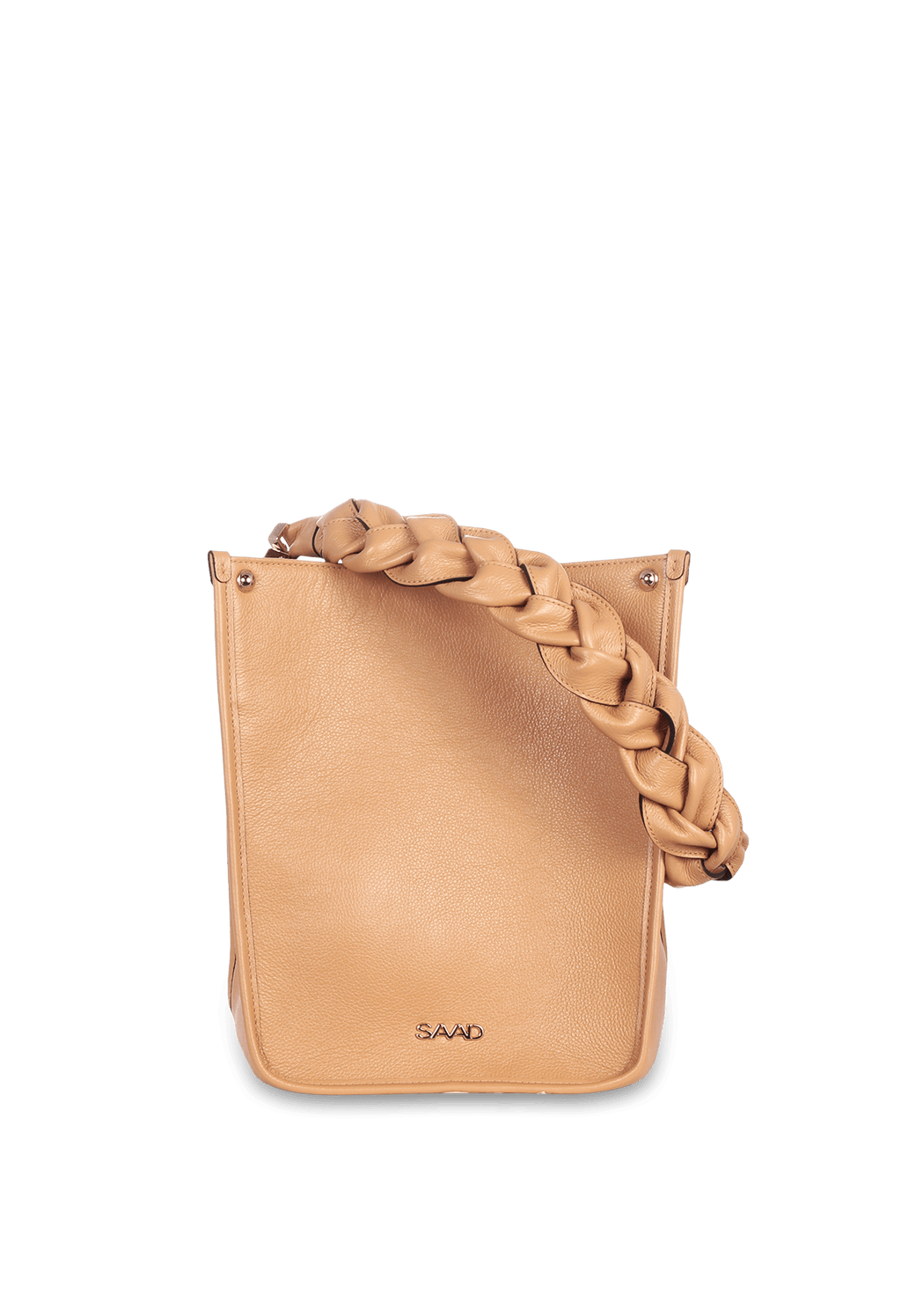 Bolsa Média em Couro