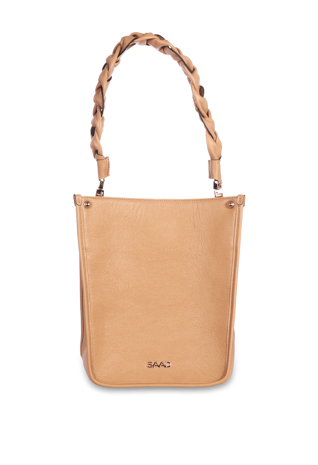 Bolsa Média em Couro