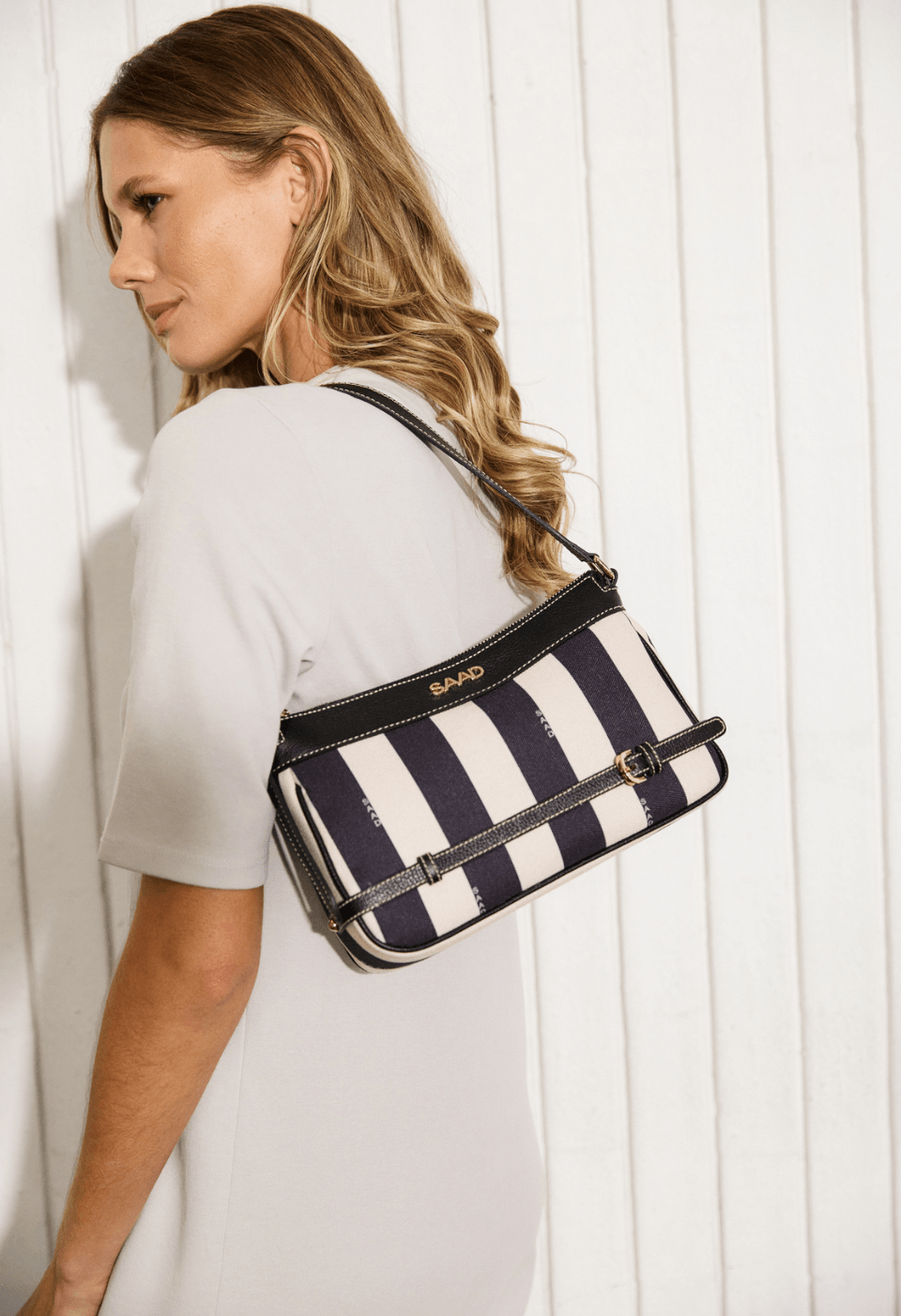 Bolsa Baguete Saadissima Listras