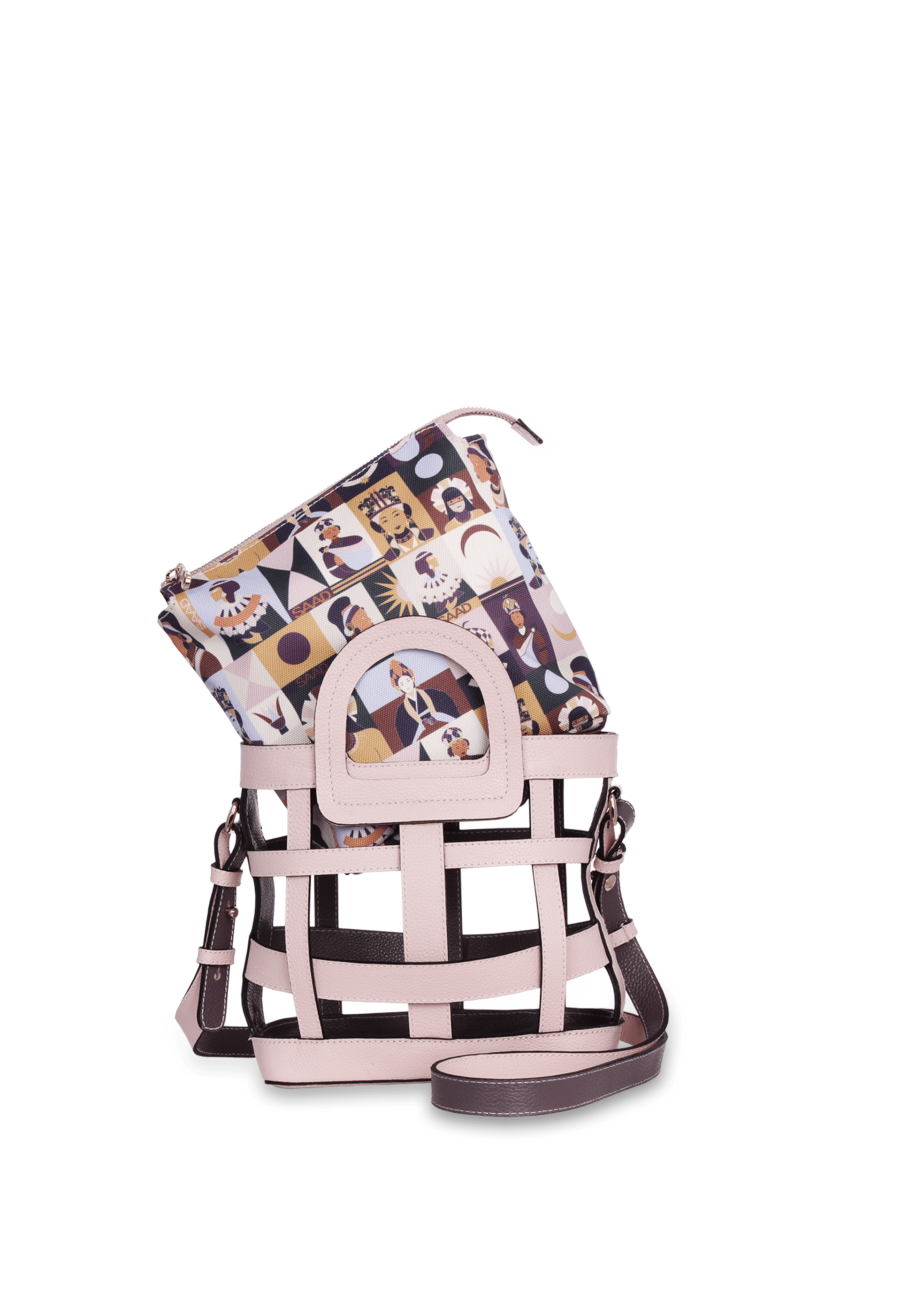 Bolsa  Pequena Estampa Rainha