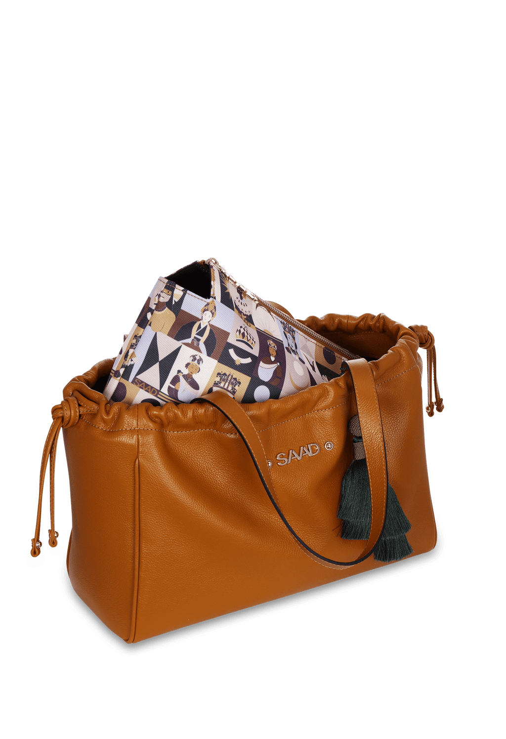 Bolsa Grande Estampa Rainhas