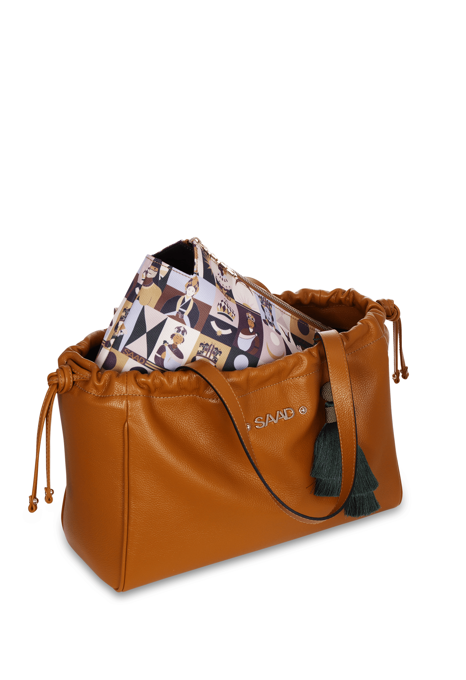 Bolsa Grande Estampa Rainhas
