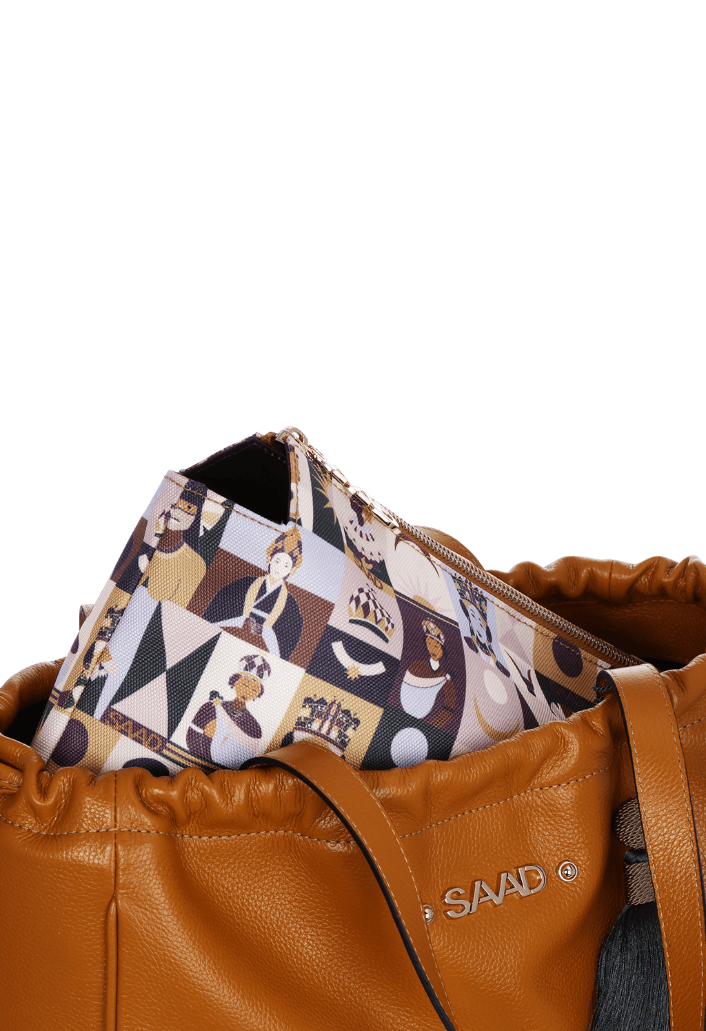 Bolsa Grande Estampa Rainhas