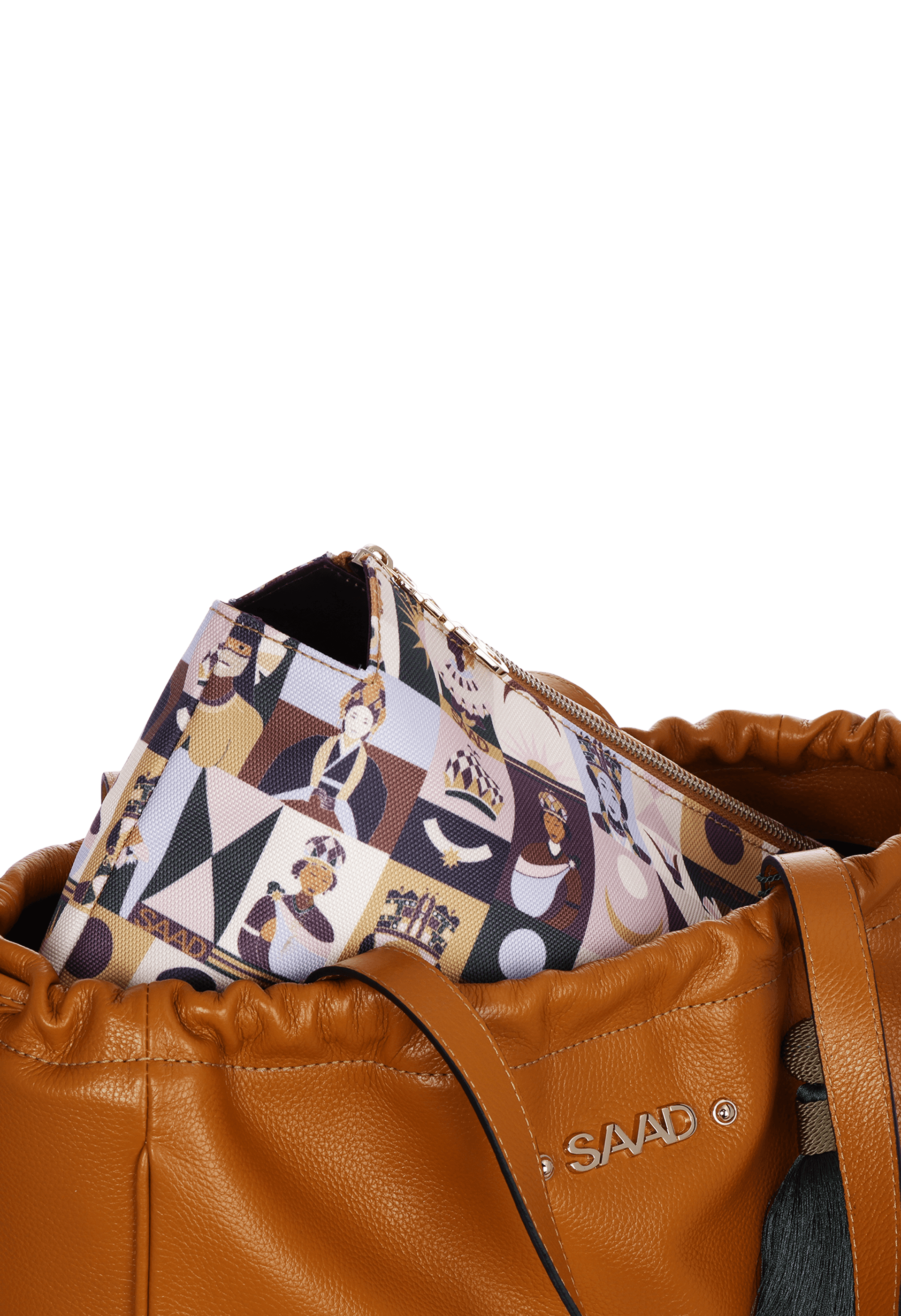 Bolsa Grande Estampa Rainhas