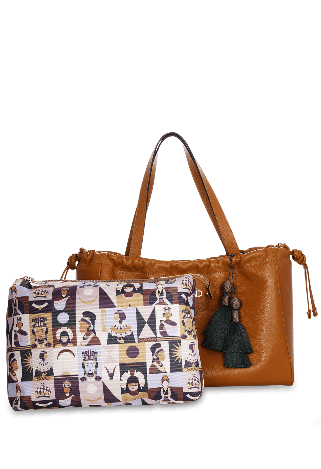 Bolsa Grande Estampa Rainhas