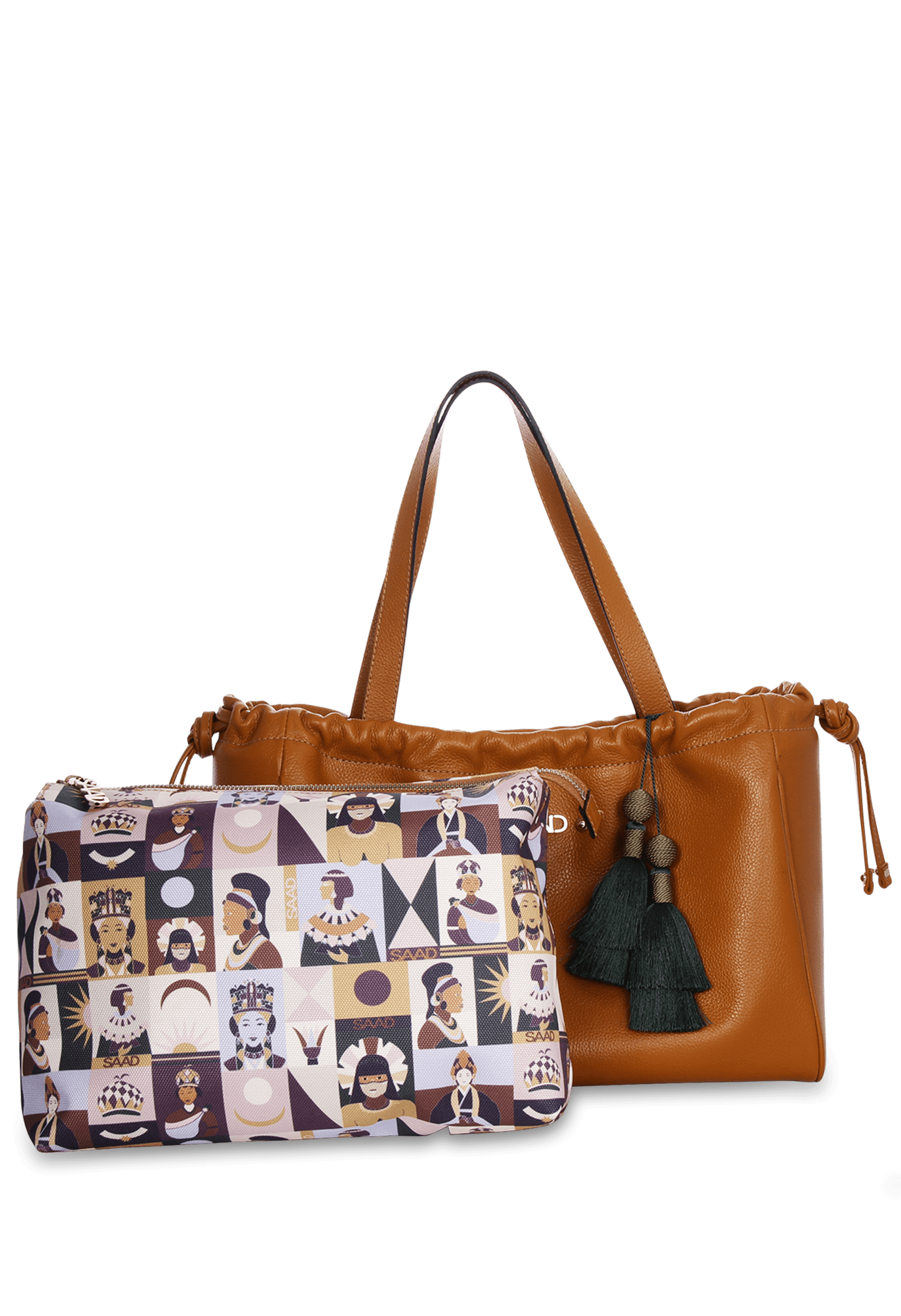 Bolsa Grande Estampa Rainhas