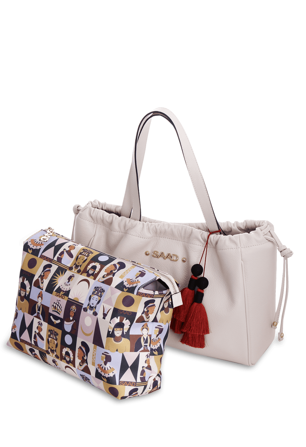 Bolsa Grande Estampa Rainhas