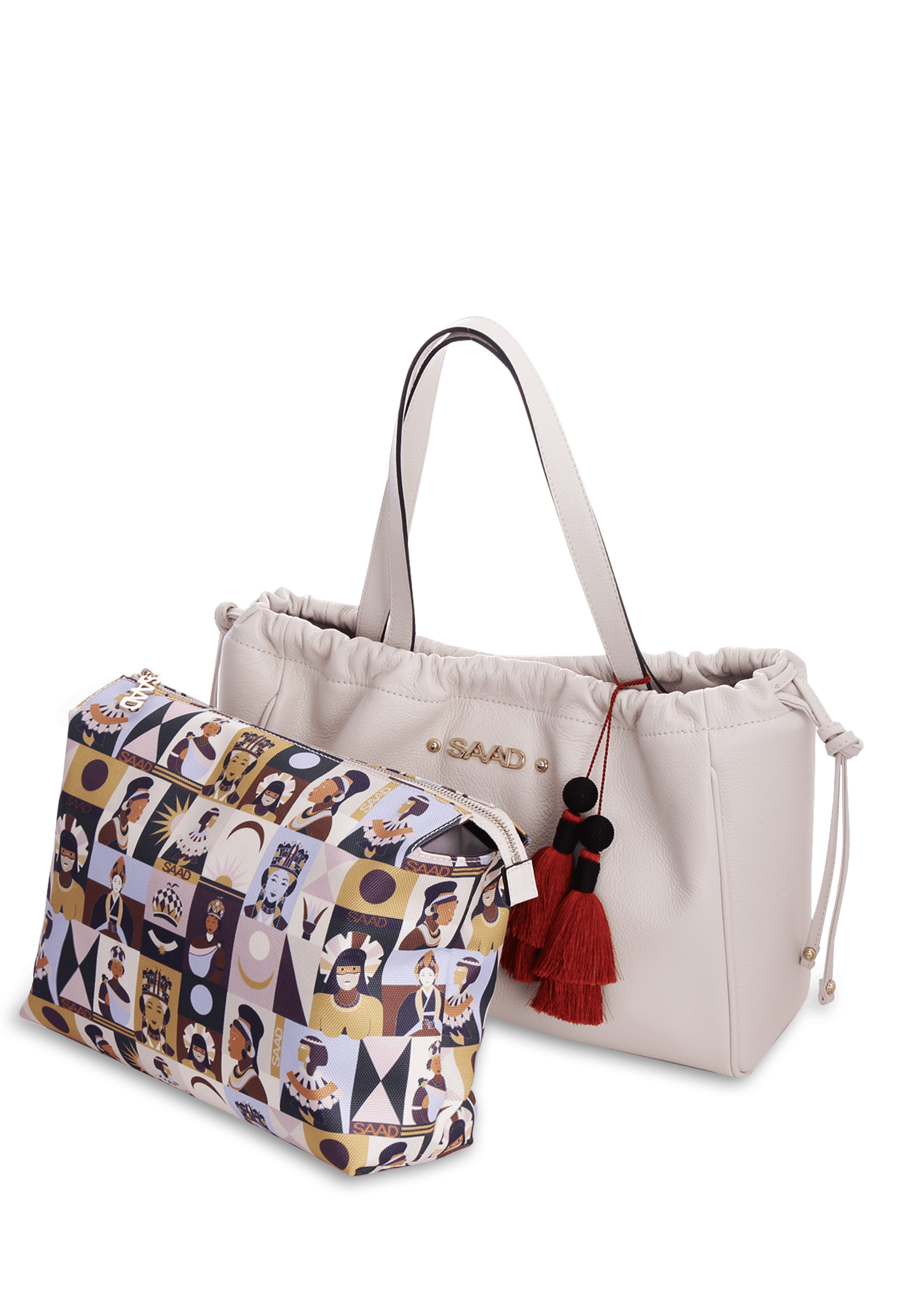Bolsa Grande Estampa Rainhas