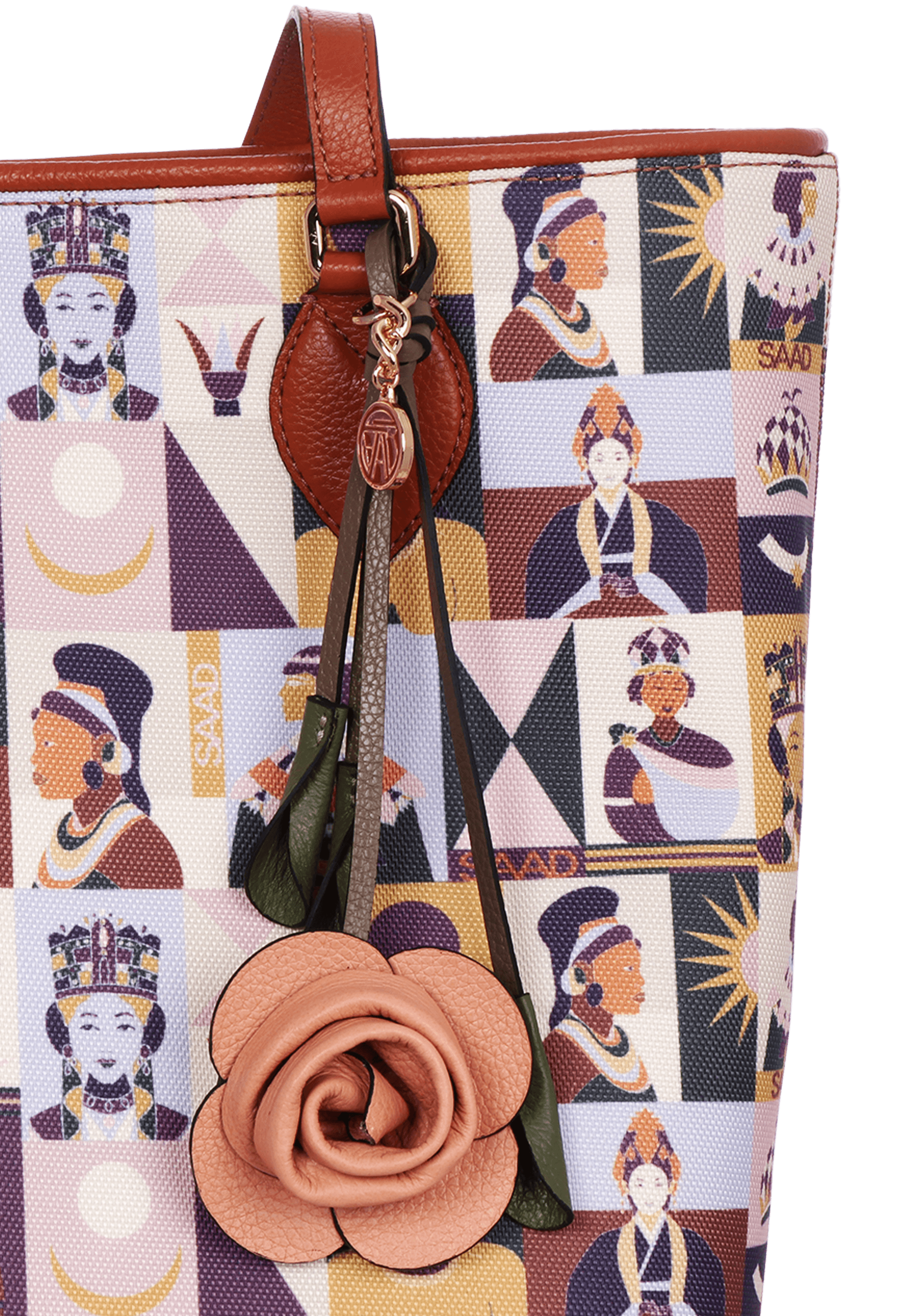 Bolsa Shopper Estampa Rainhas