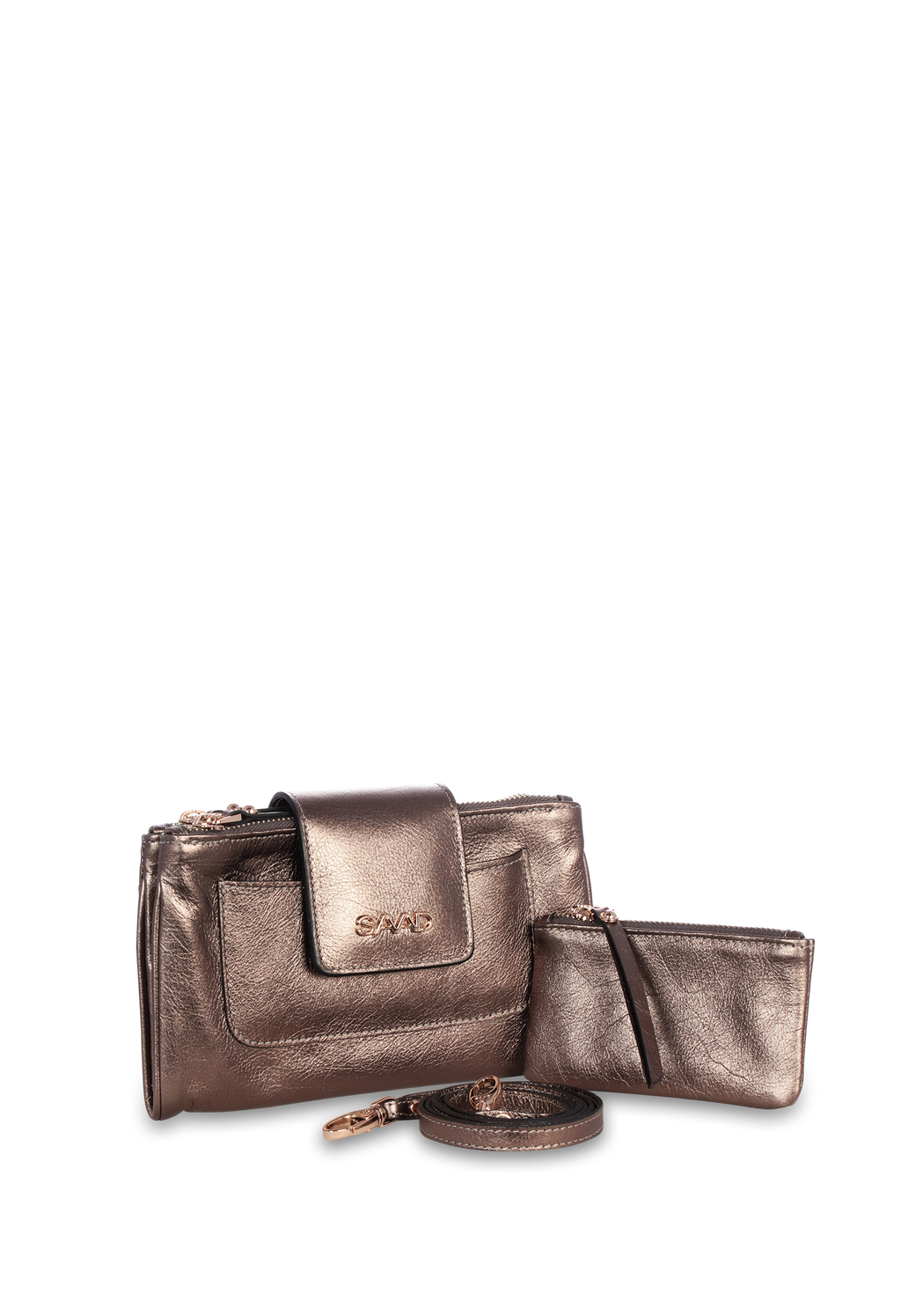 242-CA170A - Bolsa Carteira Bristol Metal