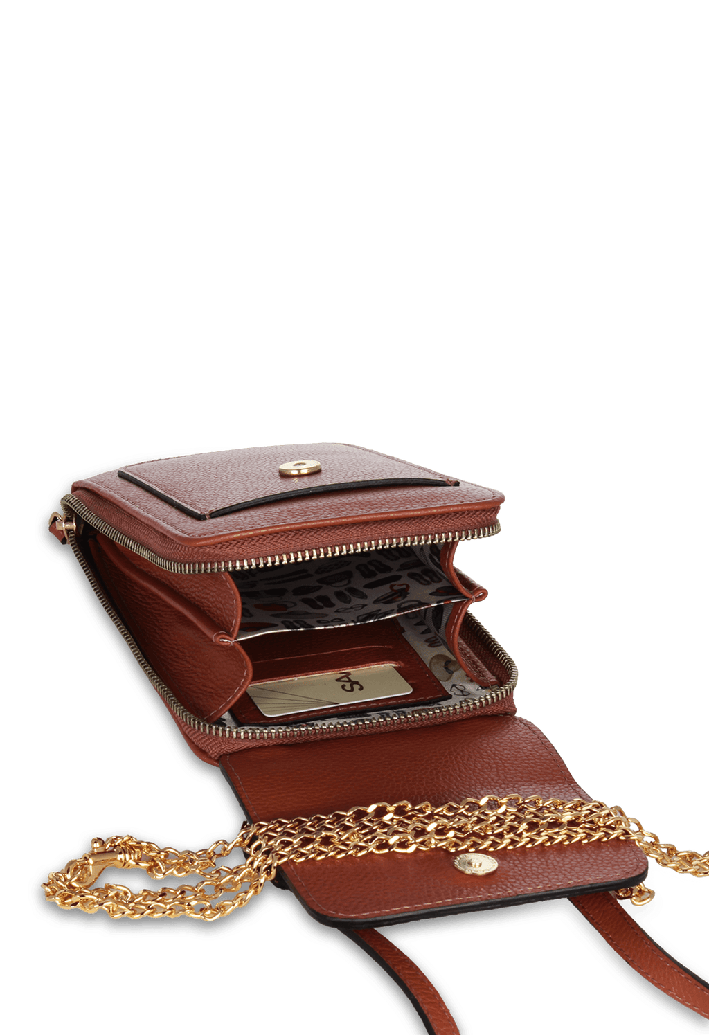 Bolsa Crossbody  em Couro