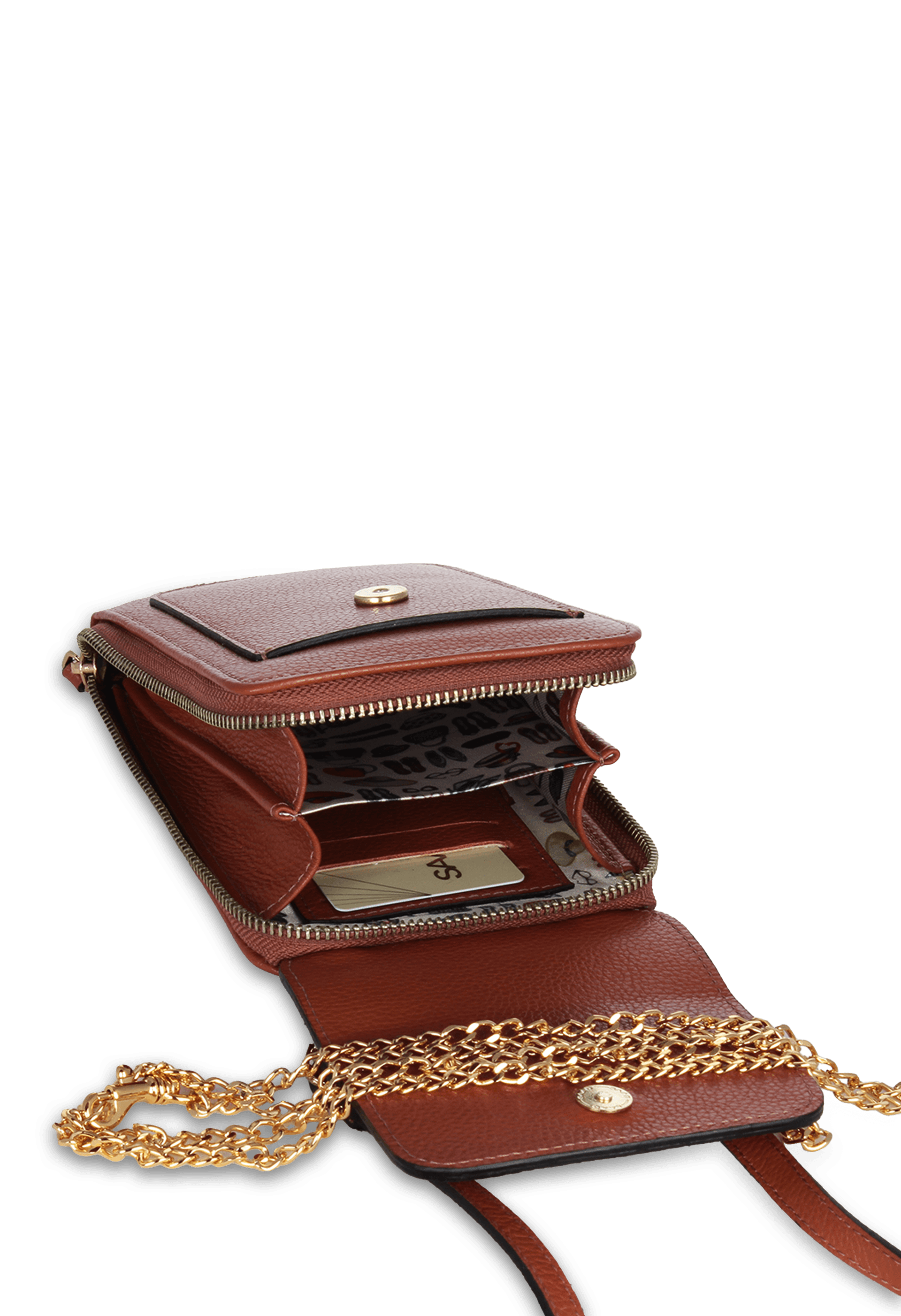 Bolsa Crossbody  em Couro