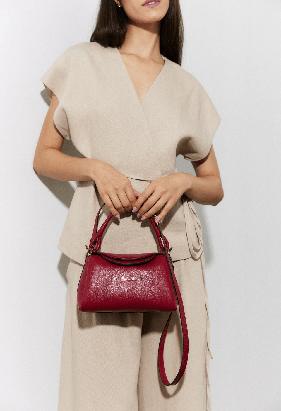 Bolsa Mini em Couro