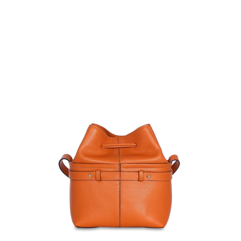 Bolsa Bucket Couro