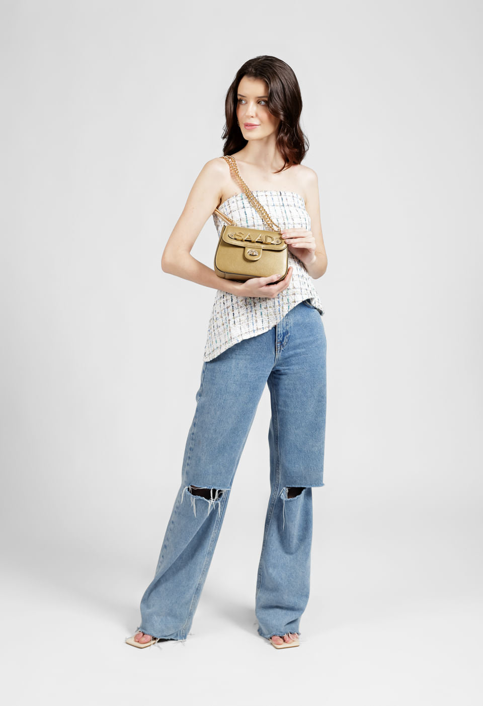 Bolsa Mini em Couro