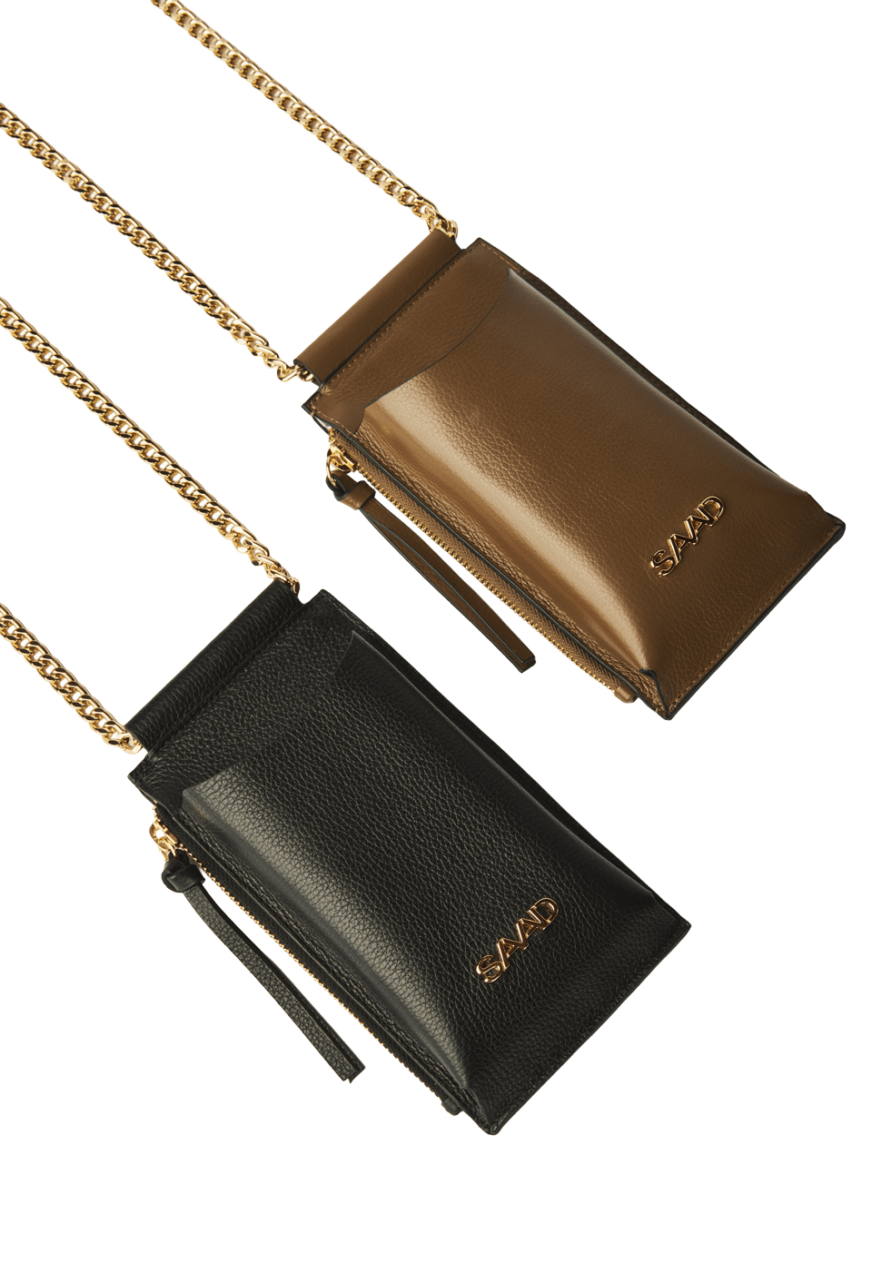 Mini Bolsa para Celular em Couro