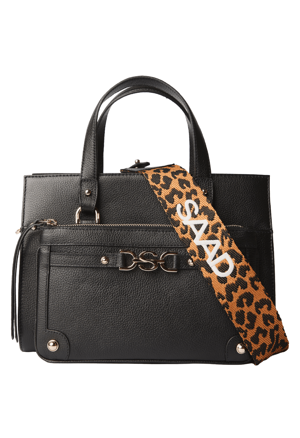 Bolsa Média em Couro