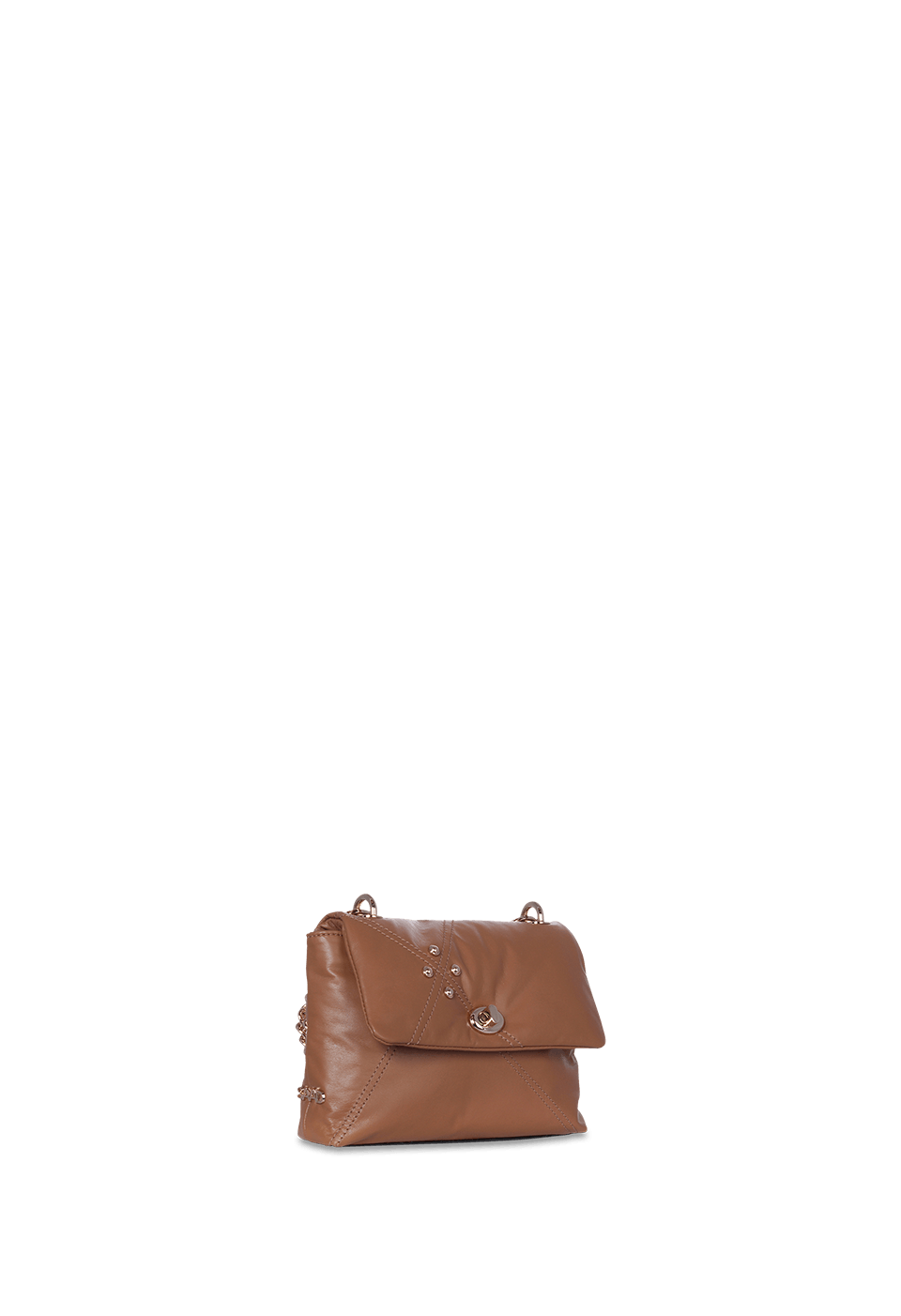 Bolsa Puffer Mini em Couro