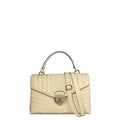 Bolsa bordada em couro