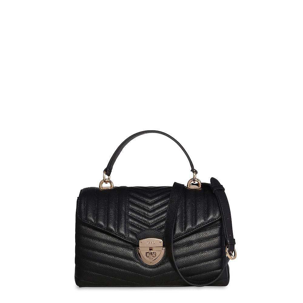 Bolsa Bordada em Couro