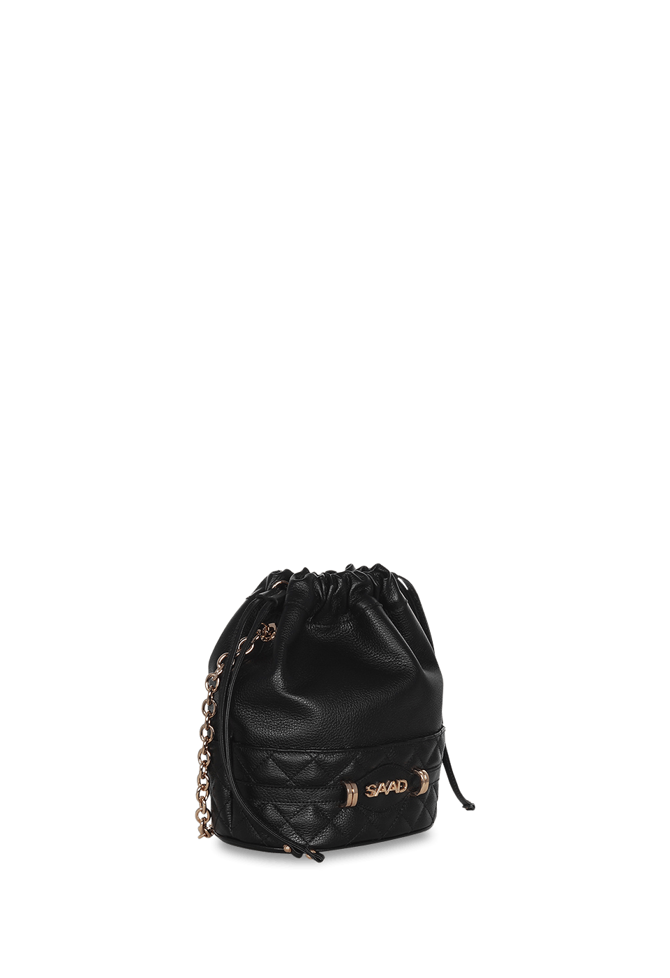 Bolsa Bucket em Couro