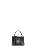 Bolsa Bordada Mini em Couro Perolado