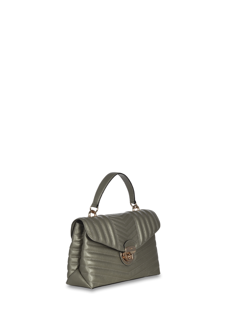 Bolsa Bordada em Couro Pearly