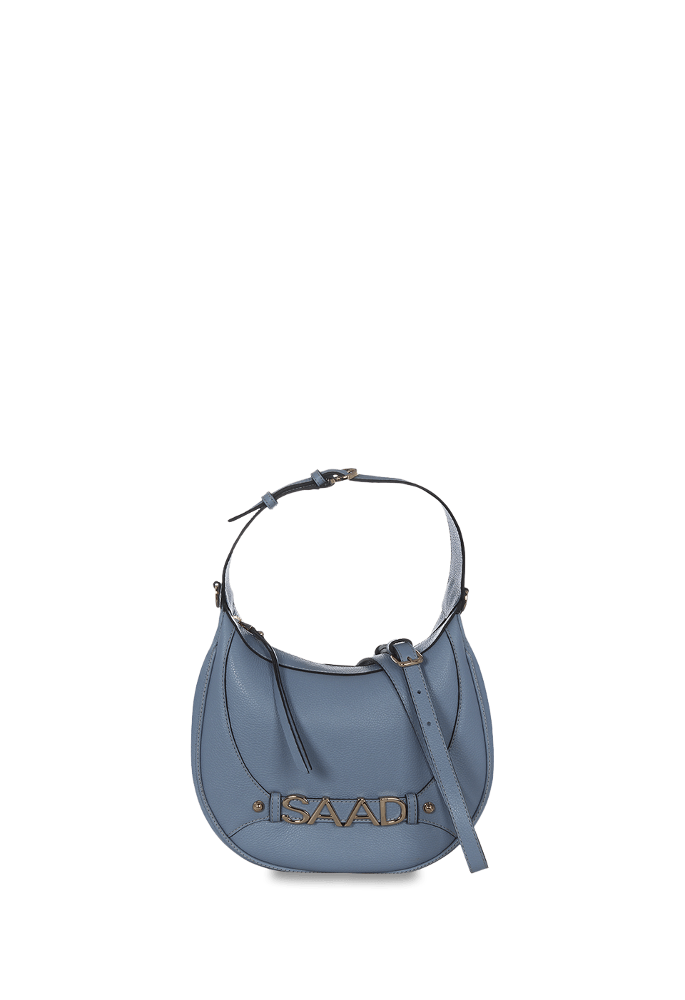 Bolsa Oval em Couro