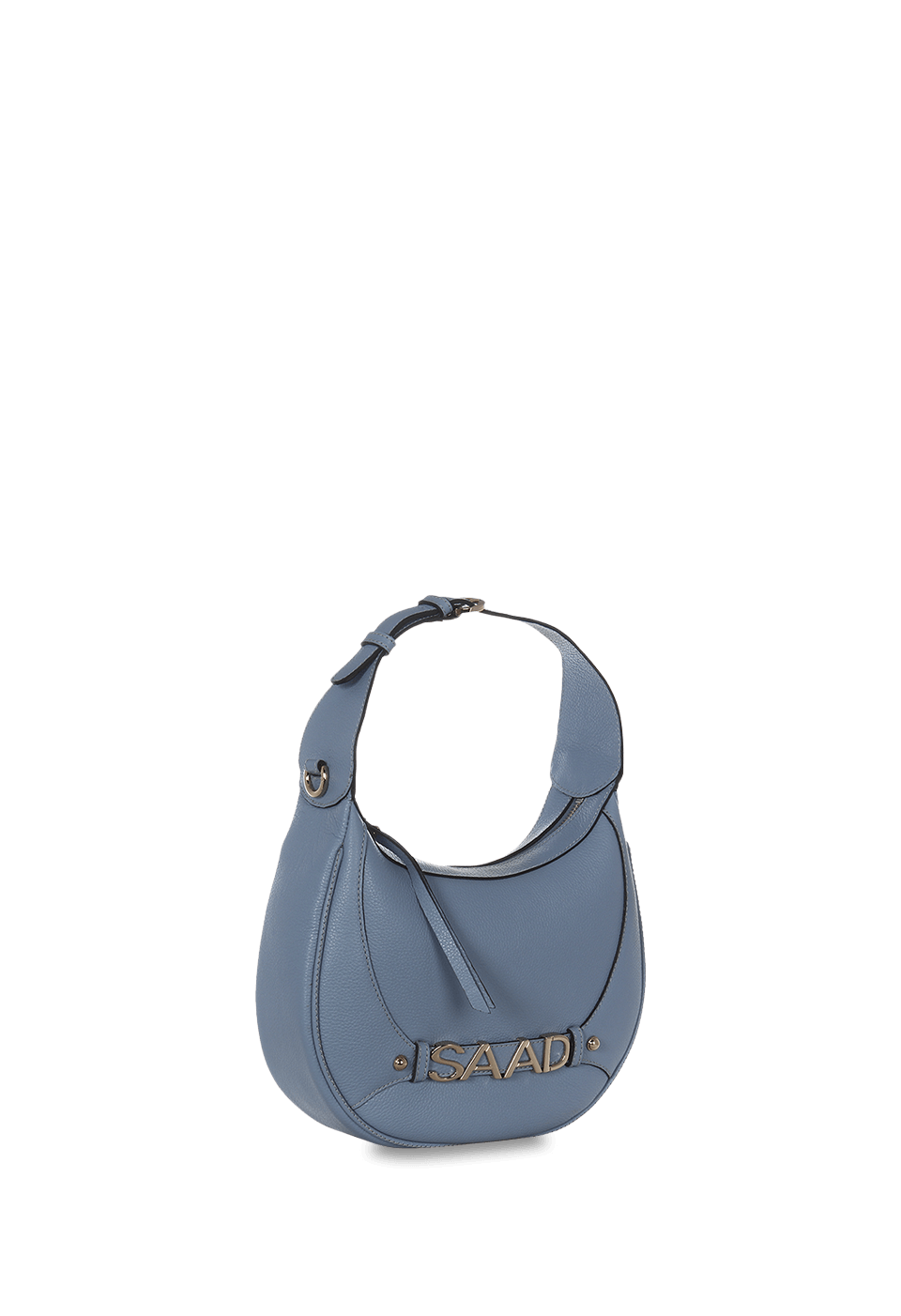 Bolsa Oval em Couro