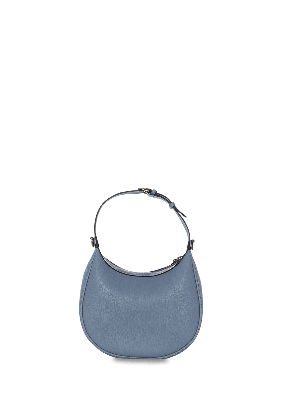 Bolsa Oval em Couro