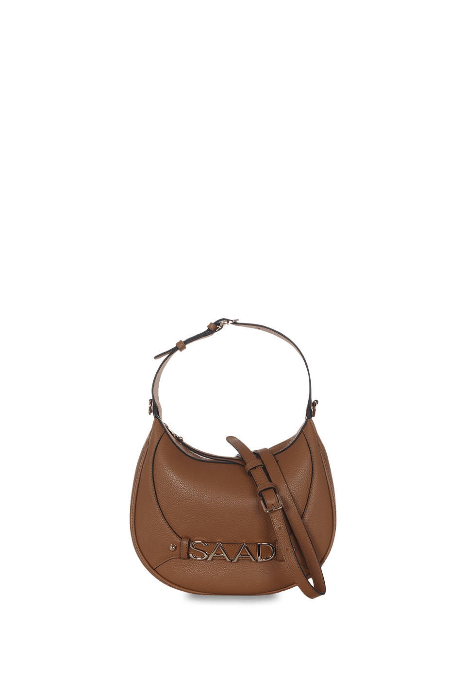 Bolsa Oval em Couro