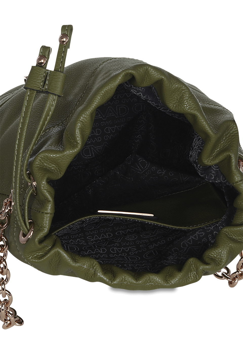 Bolsa Bucket em Couro