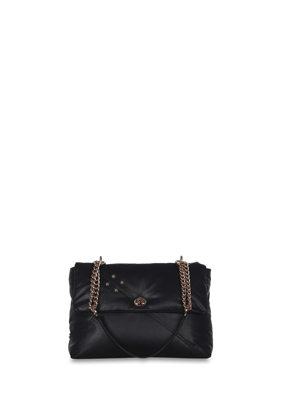 Bolsa Puffer em Couro