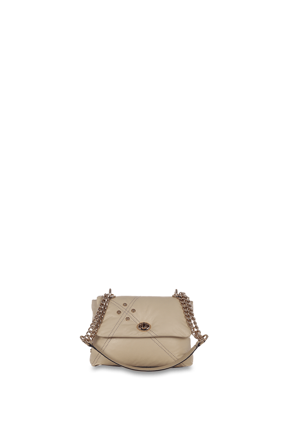 Bolsa Puffer Mini em Couro