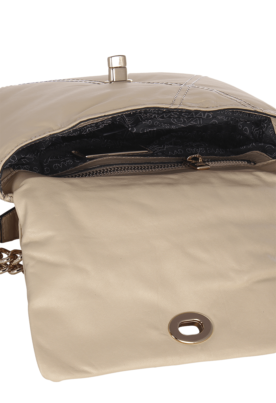 Bolsa Puffer Mini em Couro