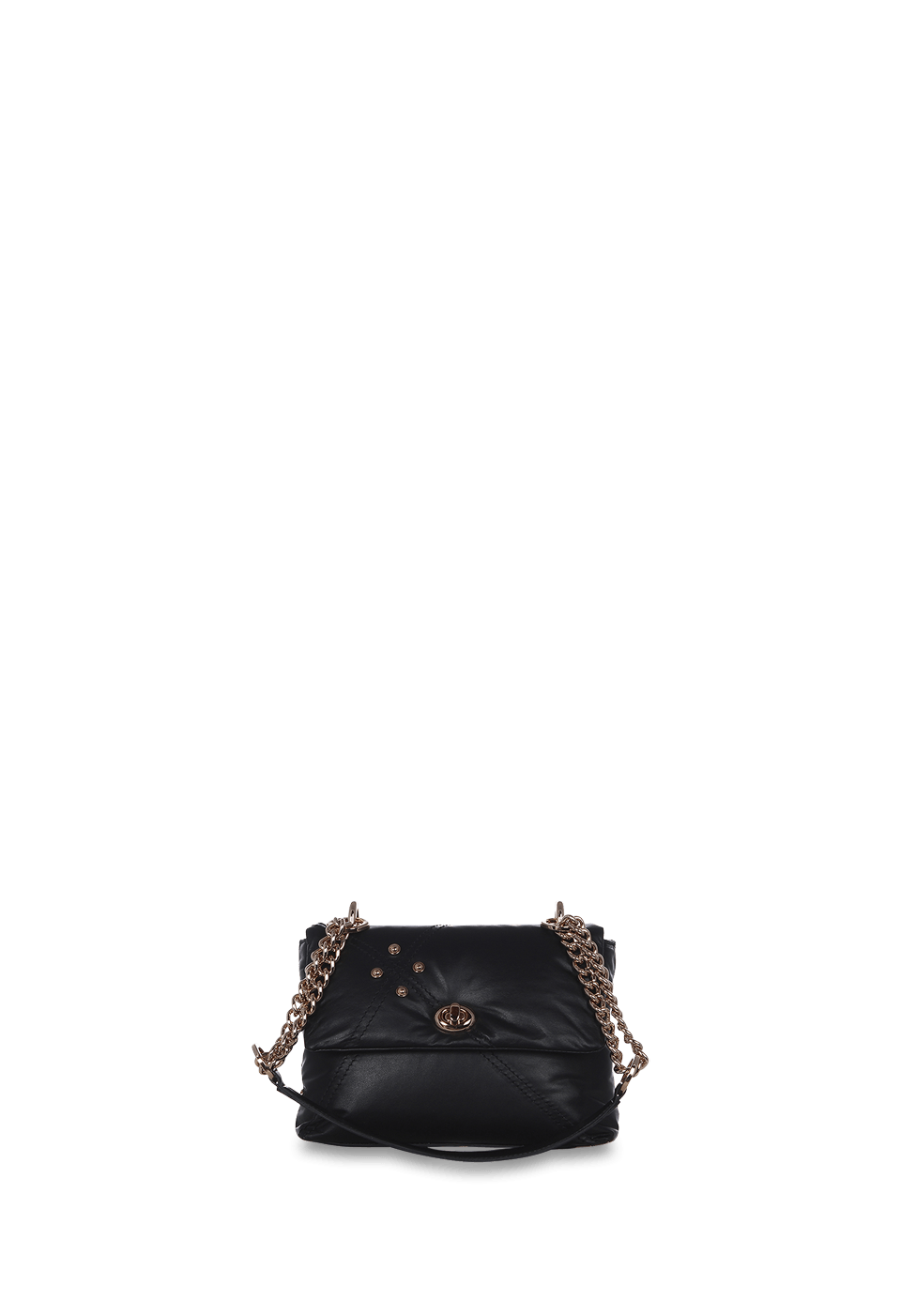 Bolsa Puffer Mini em Couro